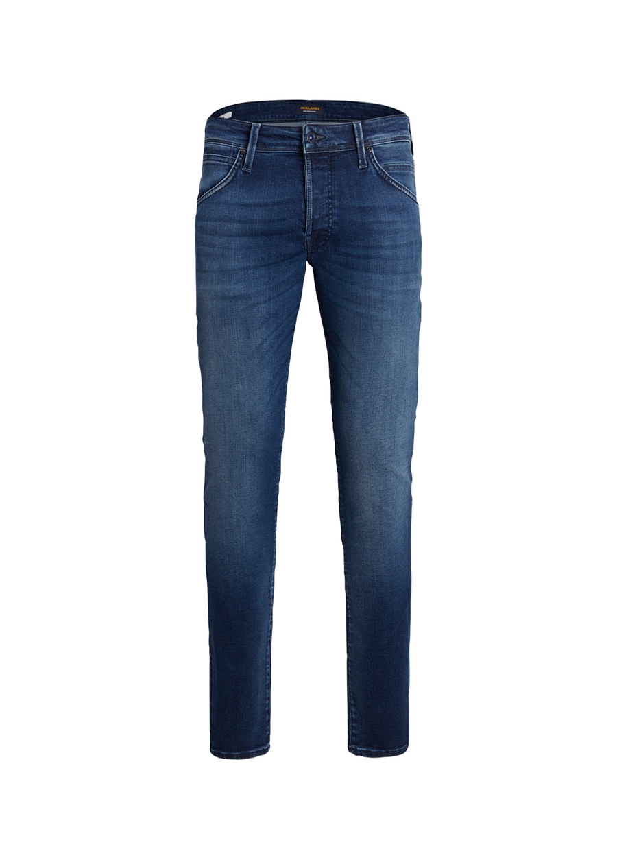 Jack & Jones JJIGLENN JJFOX JOS 247 50SPS NOOS Lacivert Erkek Normal Bel Slim Fit Denim Pantolon_4