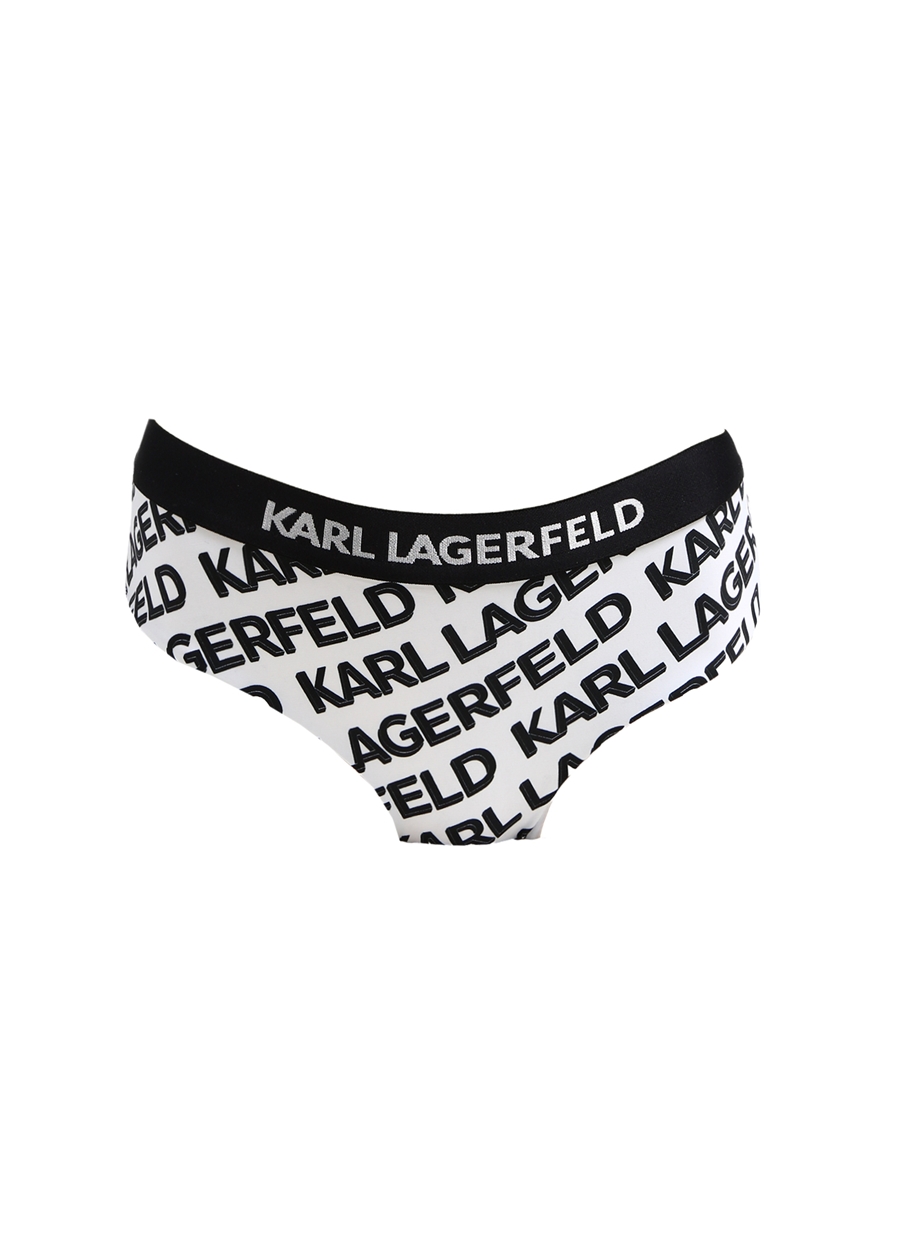 KARL LAGERFELD Beyaz Kadın Bikini Alt 230W2214_0