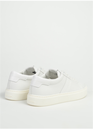 Calvin Klein Beyaz Erkek Deri Sneaker LOW TOP LACE UP LTH_2