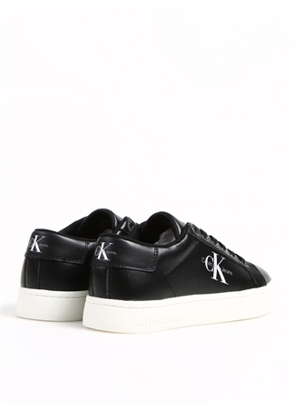 Calvin Klein Siyah Erkek Deri Sneaker CLASSICCUPLOWLACEUP LTH ML_2