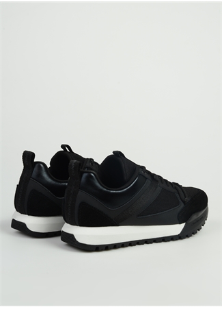 Calvin Klein Siyah Erkek Deri Sneaker TOOTHY RUNNER LOW LACEUP MIX_2