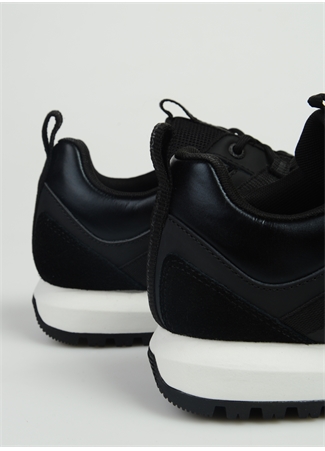 Calvin Klein Siyah Erkek Deri Sneaker TOOTHY RUNNER LOW LACEUP MIX_4