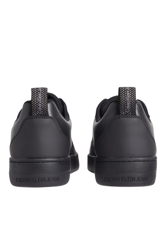 Calvin Klein Siyah Erkek Deri Sneaker BASKET CUPSOLE LACEUP HIKING_3