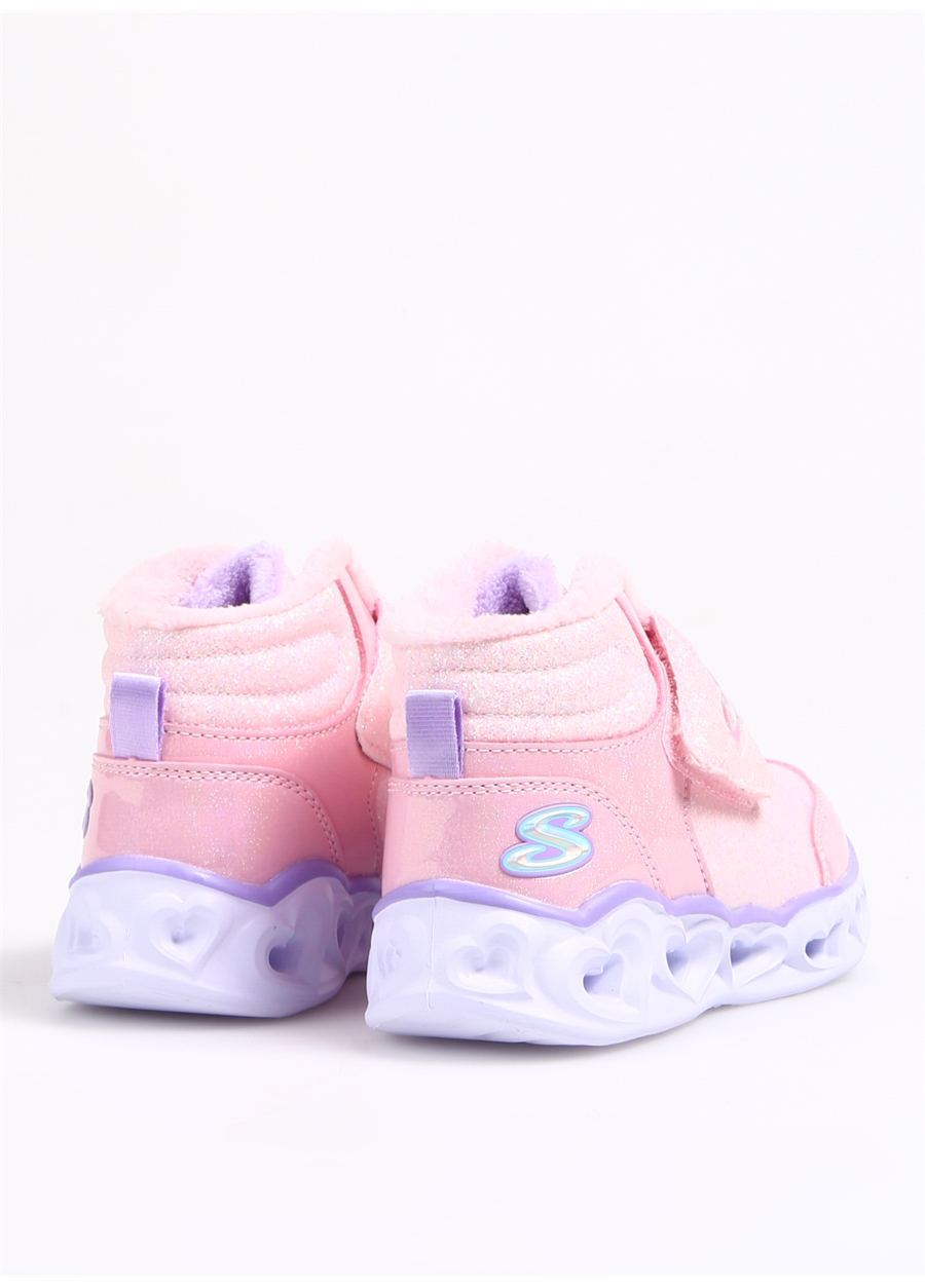 Skechers Pembe Bebek Bot 302669N PKLV HEART LIGHTS_2