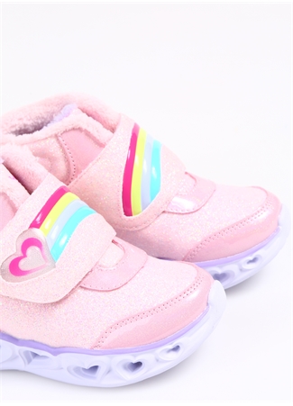 Skechers Pembe Bebek Bot 302669N PKLV HEART LIGHTS_4