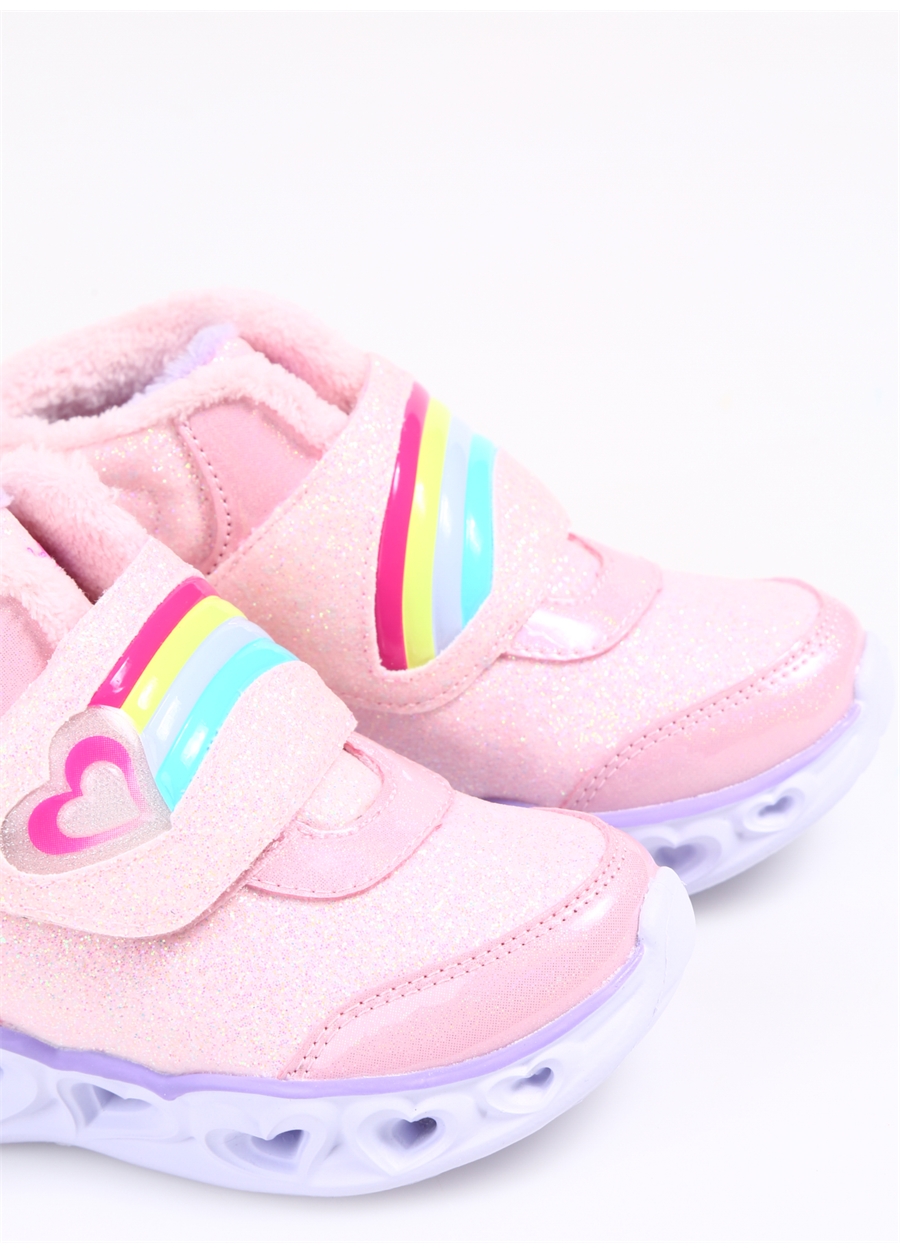 Skechers Pembe Bebek Bot 302669N PKLV HEART LIGHTS_4