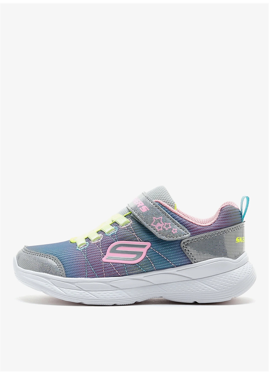 Skechers Gri Kız Çocuk Yürüyüş Ayakkabısı 303518L GYMT SNAP SPRINTS 2.0_0