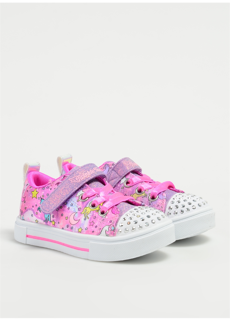 Skechers Pembe - Çok Renkli Bebek Yürüyüş Ayakkabısı 314803N PKMT TWINKLE SPARKS_1