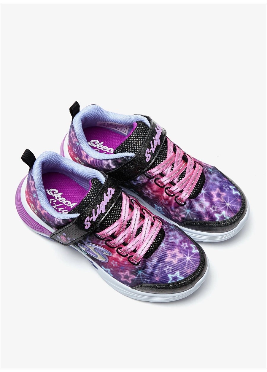 Skechers Siyah - Çok Renkli Bebek Yürüyüş Ayakkabısı 302324N BKMT STAR SPARKS_8