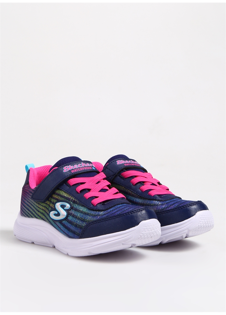 Skechers Lacivert - Pembe Kız Çocuk Yürüyüş Ayakkabısı 303393L NVMT WAVY LITES_1