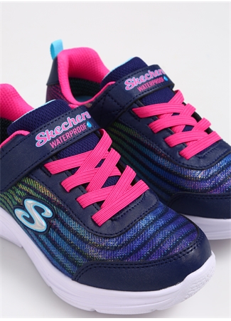 Skechers Lacivert - Pembe Kız Çocuk Yürüyüş Ayakkabısı 303393L NVMT WAVY LITES_4