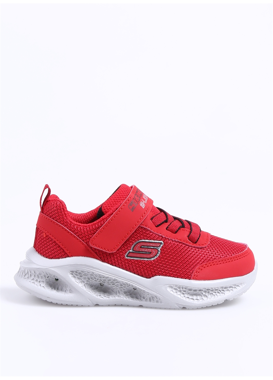 Skechers Kırmızı - Siyah Bebek Yürüyüş Ayakkabısı 401675N RDBK SKECHERS METEOR-LIGHTS