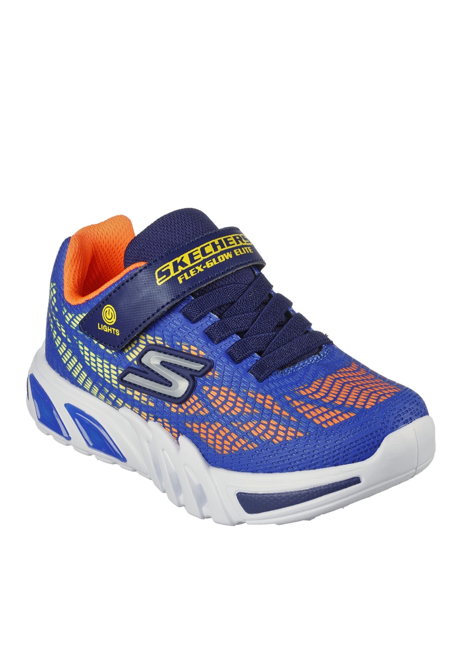 Skechers Mavi - Turuncu Erkek Çocuk Yürüyüş Ayakkabısı 400137L RYOR FLEX GLOW ELITE_1