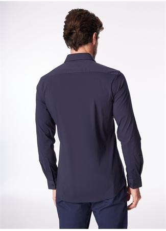 Fabrika Lacivert Erkek Slim Fit Gömlek F4SM-GML 1003_2