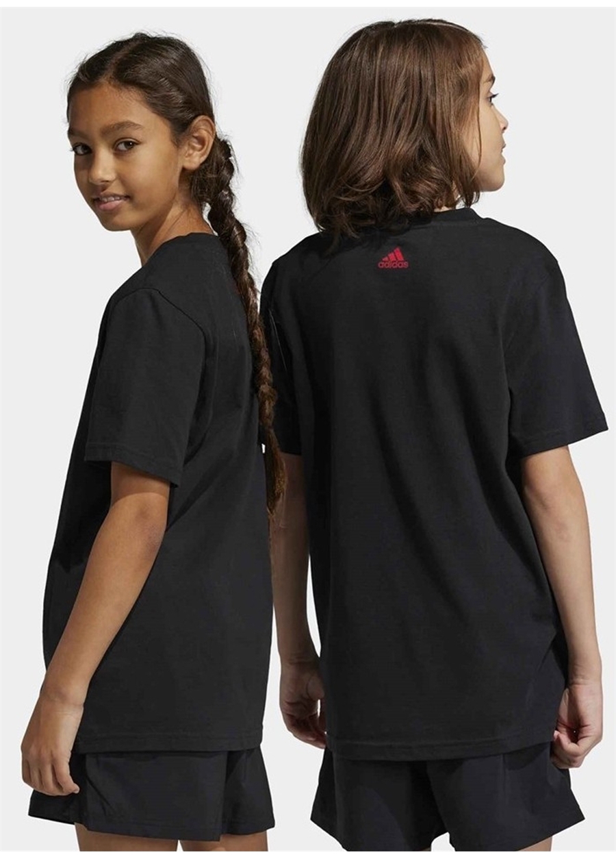 Adidas Siyah Erkek Çocuk T-Shirt HR6369 U BL 2 TEE_1