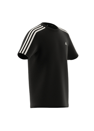 Adidas Siyah Erkek Çocuk Bisiklet Yaka Kısa Kollu Düz T-Shirt HR6330 No Information_2