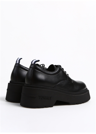 Tommy Hilfiger Siyah Kadın Deri Loafer EN0EN02219BDS_2