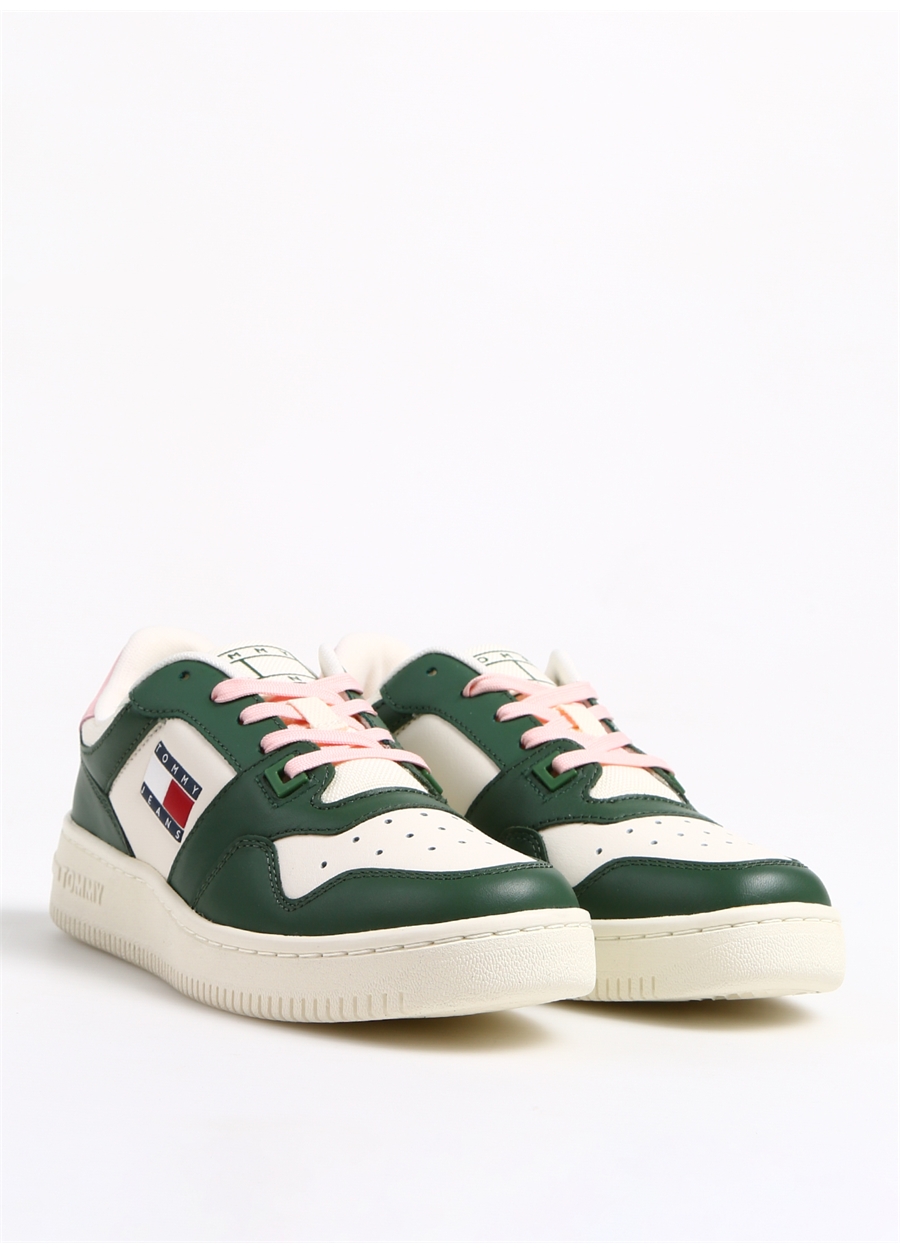 Tommy Hilfiger Yeşil Kadın Deri Sneaker EN0EN02204MBG_1