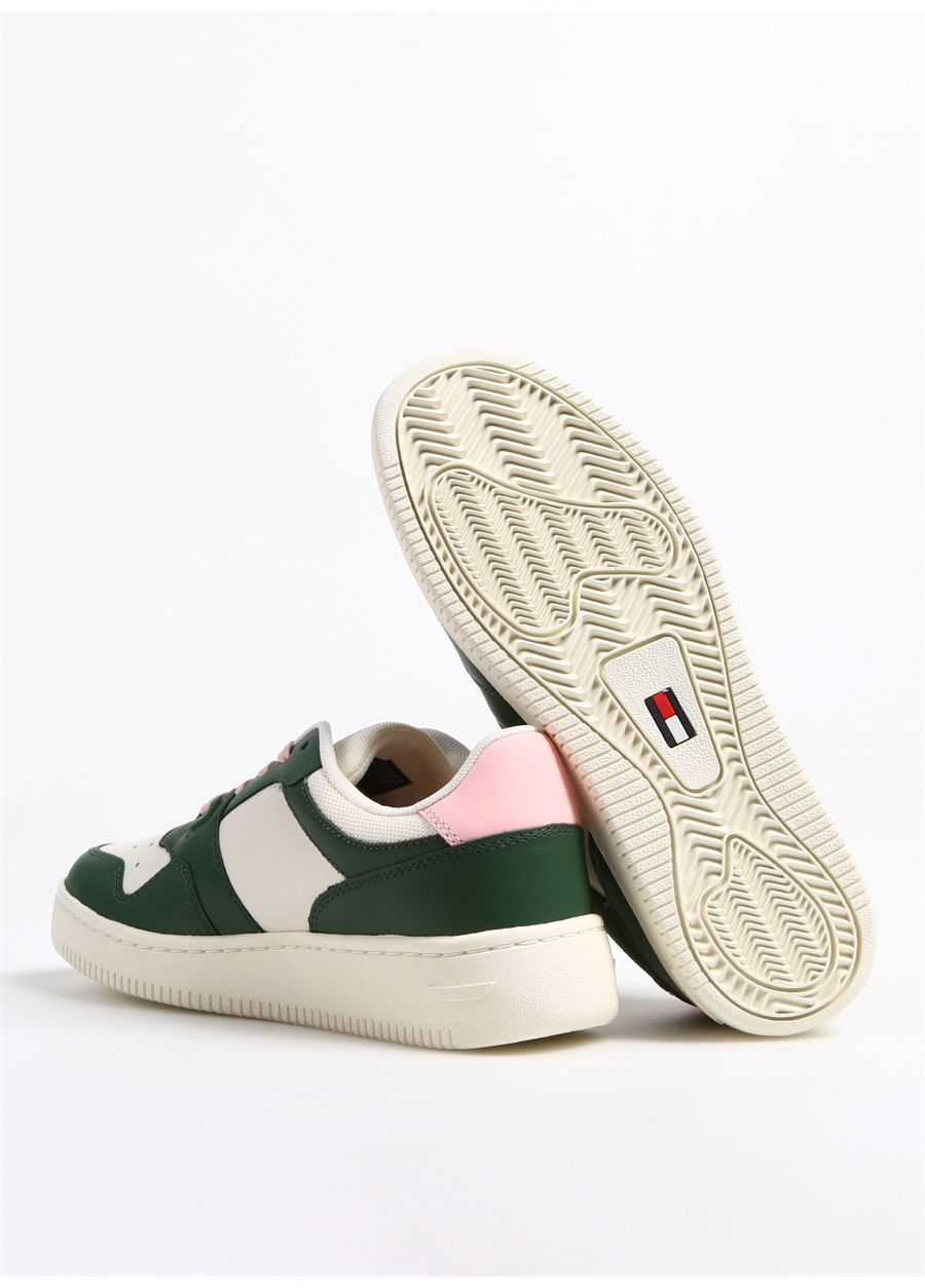 Tommy Hilfiger Yeşil Kadın Deri Sneaker EN0EN02204MBG_3