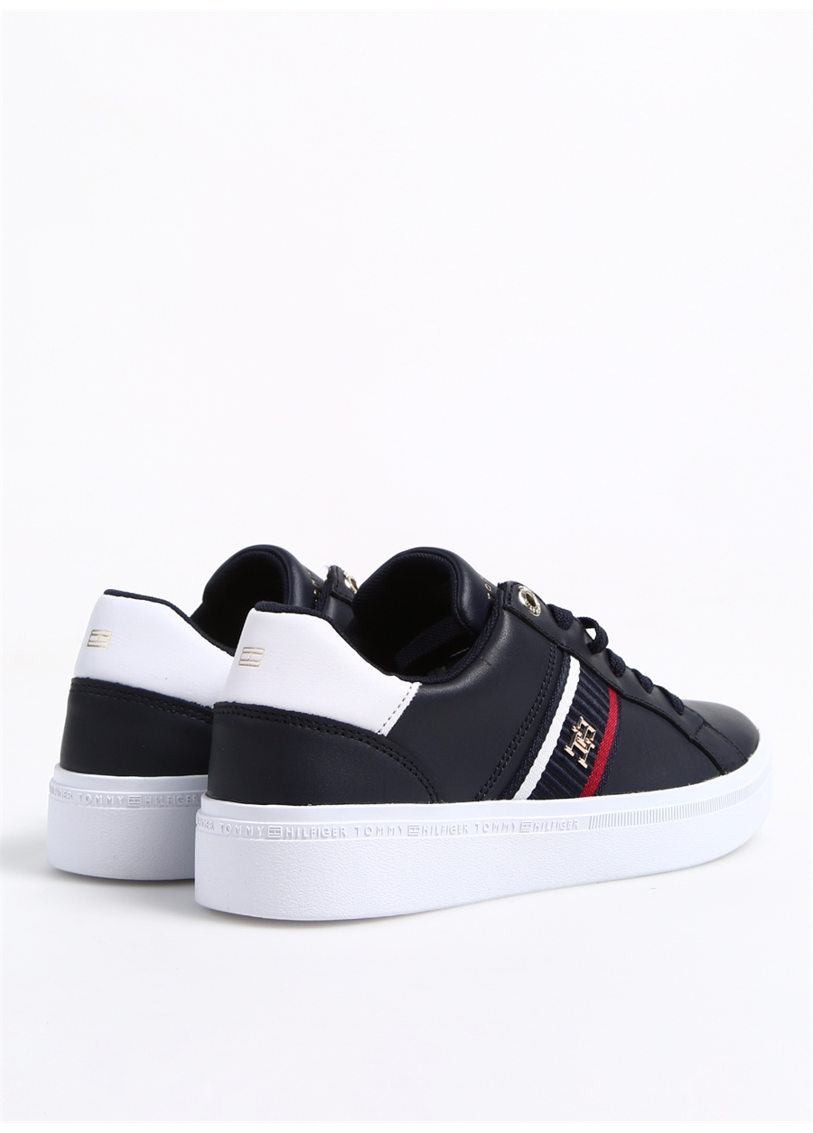 Tommy Hilfiger Mavi Kadın Deri Sneaker FW0FW07379DW6_2