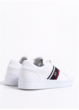 Tommy Hilfiger Beyaz Kadın Deri Sneaker FW0FW07379YBS_2