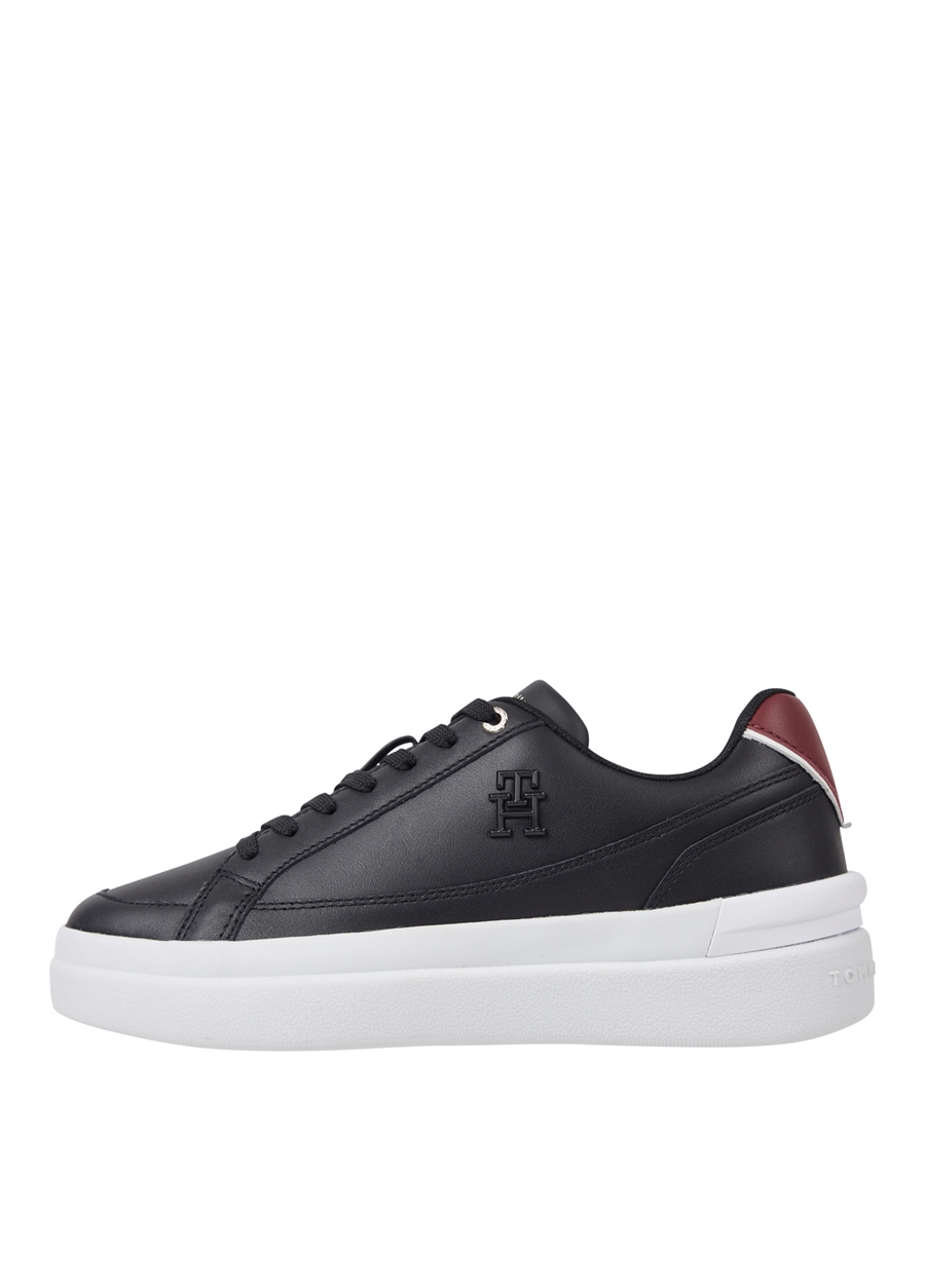 Tommy Hilfiger Siyah Kadın Deri Sneaker FW0FW07568BDS_0