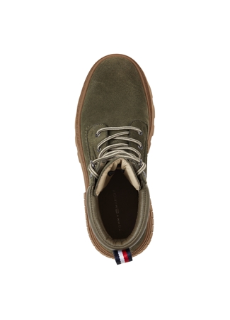 Tommy Hilfiger Süet Haki Erkek Bot ELEVATED CHUNKY SUEDE BOOT_3