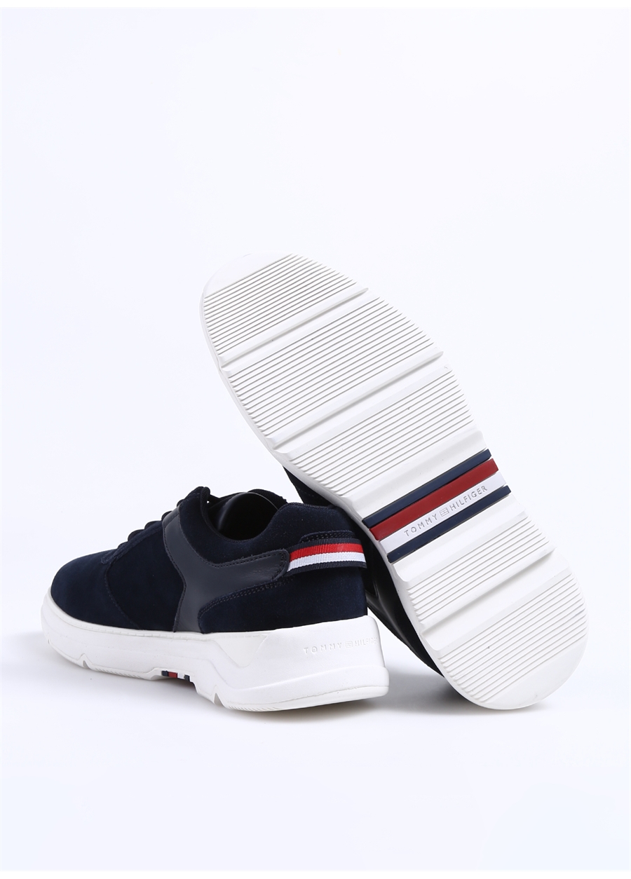 Tommy Hilfiger Mavi Erkek Deri Sneaker CORE HILFIGER SUEDE HYBRID SHOE_3