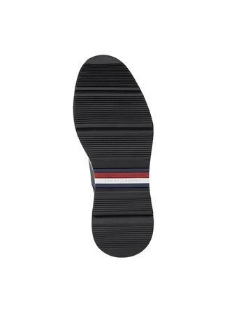 Tommy Hilfiger Siyah Erkek Deri Sneaker PREMIUM TH LEATHER HYBRID SHOE_3