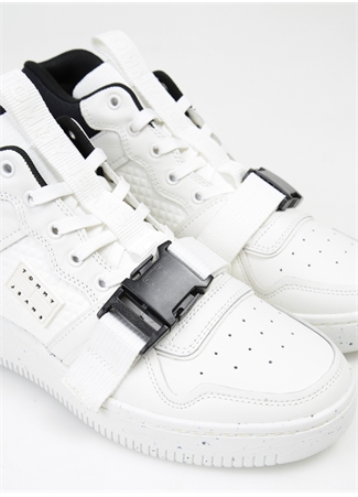 Tommy Hilfiger Beyaz Erkek Deri Sneaker TJM BASKET LEATHER BUCKLE MID_4