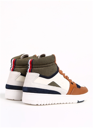 Tommy Hilfiger Kahve Erkek Deri Sneaker TH BASKET BETTER MIDCUT LTH MIX_2