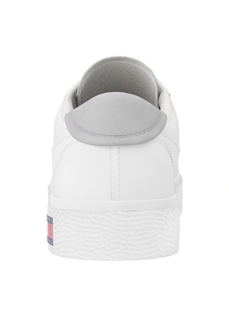 Tommy Hilfiger Beyaz Erkek Deri Sneaker VULCANIZED ESS_5