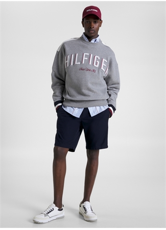 Tommy Hilfiger Beyaz Erkek Deri Sneaker TH BASKET STREET MIX_7