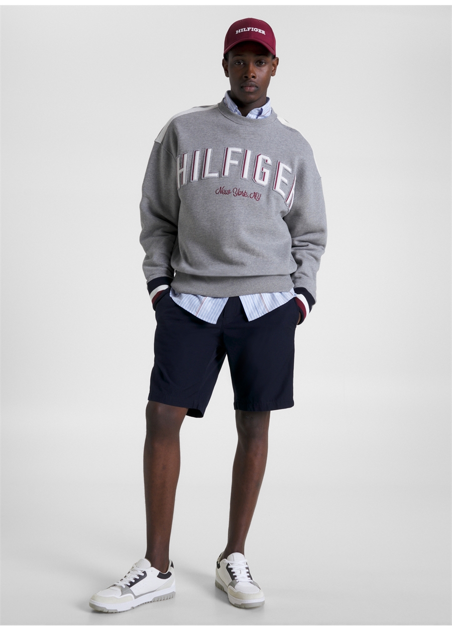 Tommy Hilfiger Beyaz Erkek Deri Sneaker TH BASKET STREET MIX_7