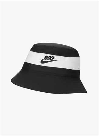 Nike Çocuk Siyah - Beyaz Şapka DQ9922-010 Y NK BUCKET SSNL_4