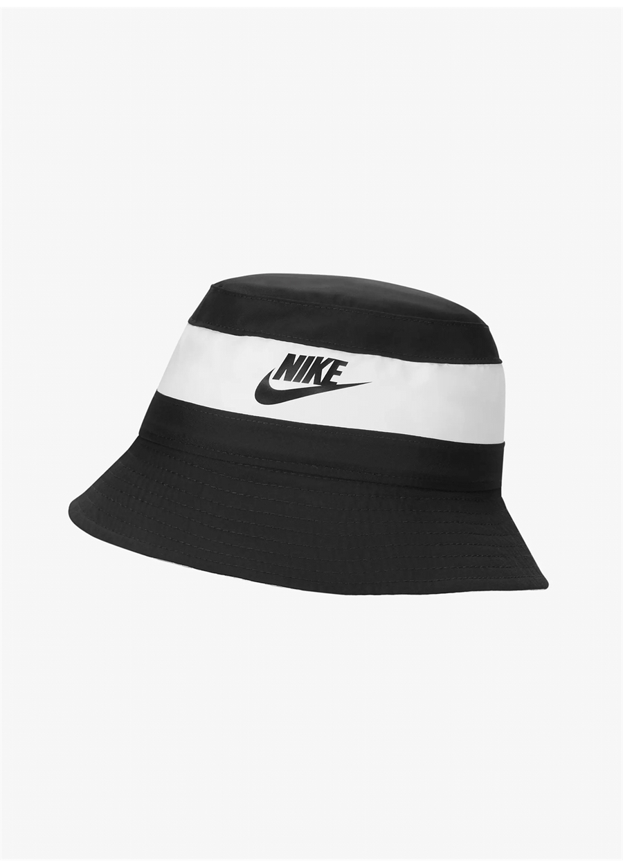 Nike Çocuk Siyah - Beyaz Şapka DQ9922-010 Y NK BUCKET SSNL_4