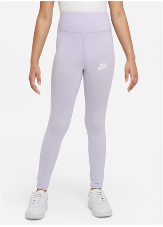 Nike Çocuk Mor Dar Tayt CU8248-536 G NSW FAVORITES GX HW LE_1