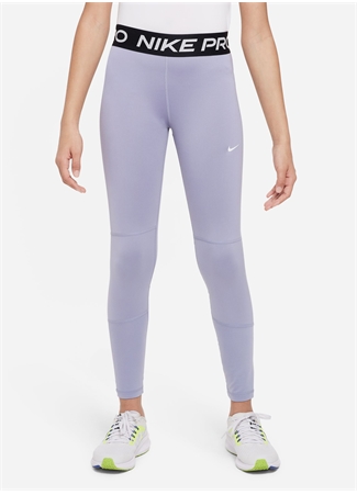 Nike Çocuk Mor Dar Tayt DA1028-519 G NP LEGGING