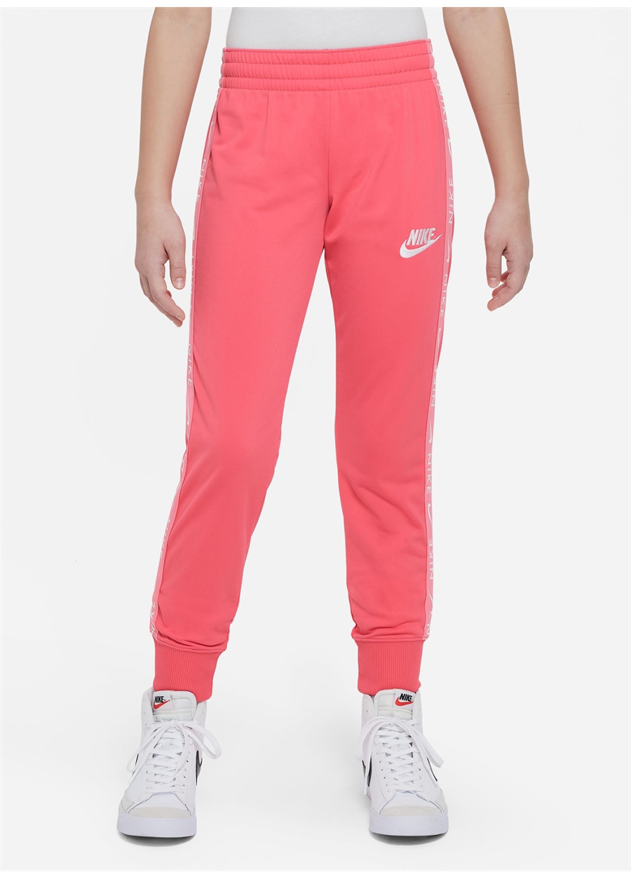 Nike Düz Turuncu Kız Çocuk Eşofman Takımı CU8374-894 G NSW TRK SUIT TRICOT_4