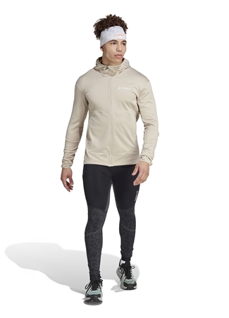 Adidas Bej Erkek Dik Yaka Terrex Polar Sweatshırt IB1827-XPR LT FL H J WON