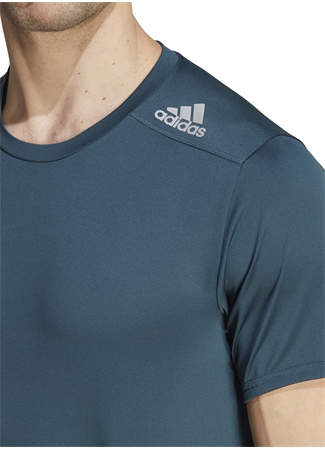 Adidas Mavi Erkek Yuvarlak Yaka Regular Fit T-Shirt IJ9380-D4R TEE MEN ARC_3