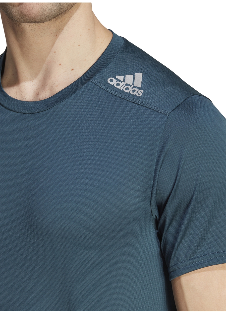 Adidas Mavi Erkek Yuvarlak Yaka Regular Fit T-Shirt IJ9380-D4R TEE MEN ARC_3