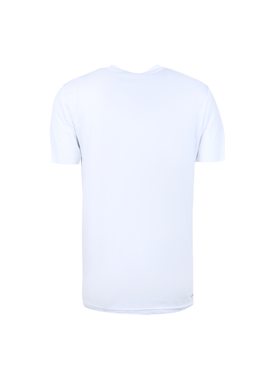 Adidas Beyaz Erkek Yuvarlak Yaka Regular Fit T-Shirt IM4373-TR-ES FR LOGO T WHI_1