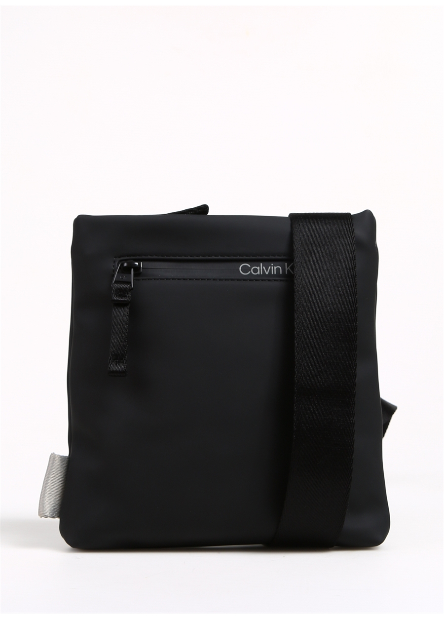 Calvin Klein Siyah Erkek 20X22x3 Cm Postacı Çantası RUBBERIZED CONV FLATPACK S_0