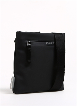 Calvin Klein Siyah Erkek 20X22x3 Cm Postacı Çantası RUBBERIZED CONV FLATPACK S_1