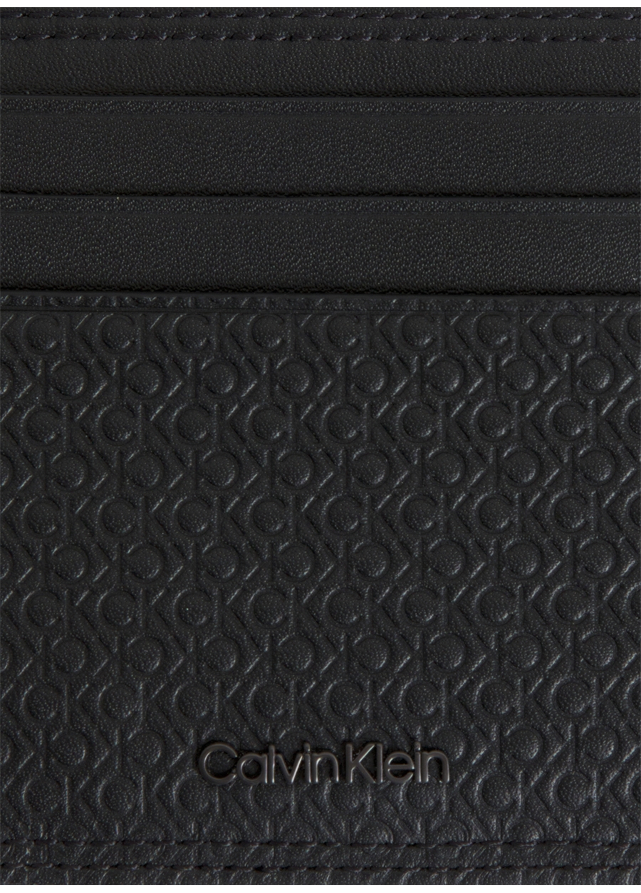 Calvin Klein Siyah Erkek Deri Kartlık MINIMALISM ID CARDHOLDER_2