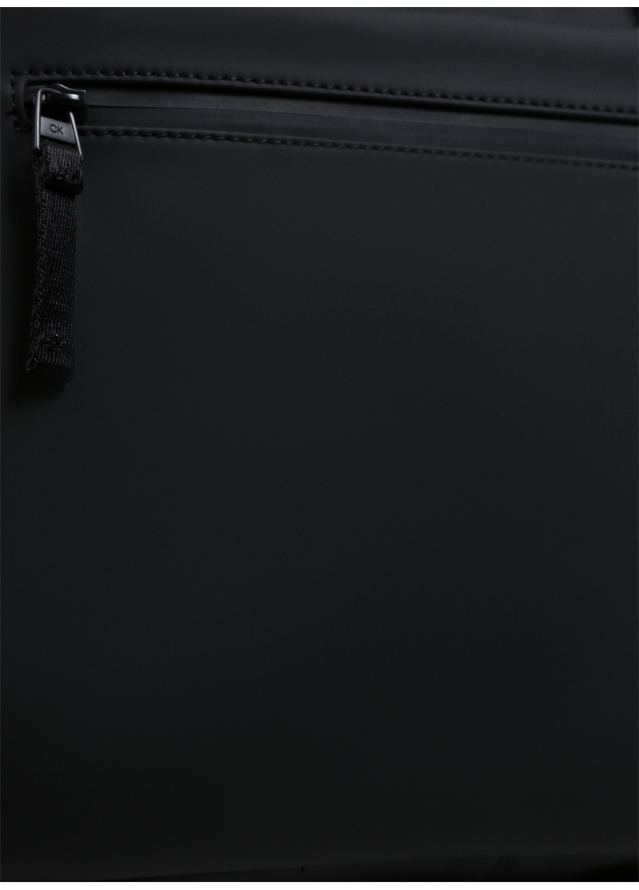 Calvin Klein Siyah Erkek 36X29x6 Cm Laptop Çantası RUBBERIZED SLIM CONV LAPTOP BAG_4