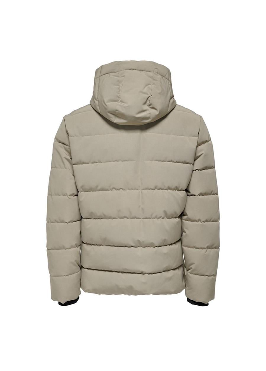 Only & Sons Açık Kahve Erkek Mont 22019598_ONSCAYSON PUFFA OTW_6