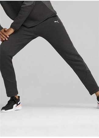 Puma Siyah Kadın Regular Fit Eşofman Altı 67607501 EVOSTRIPE High-Waist Pants