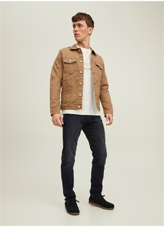 Jack & Jones Düşük Bel Slim Fit Siyah Erkek Denim Pantolon 12223627_JJIGLENN JJFOX GE 147 NOOS_4